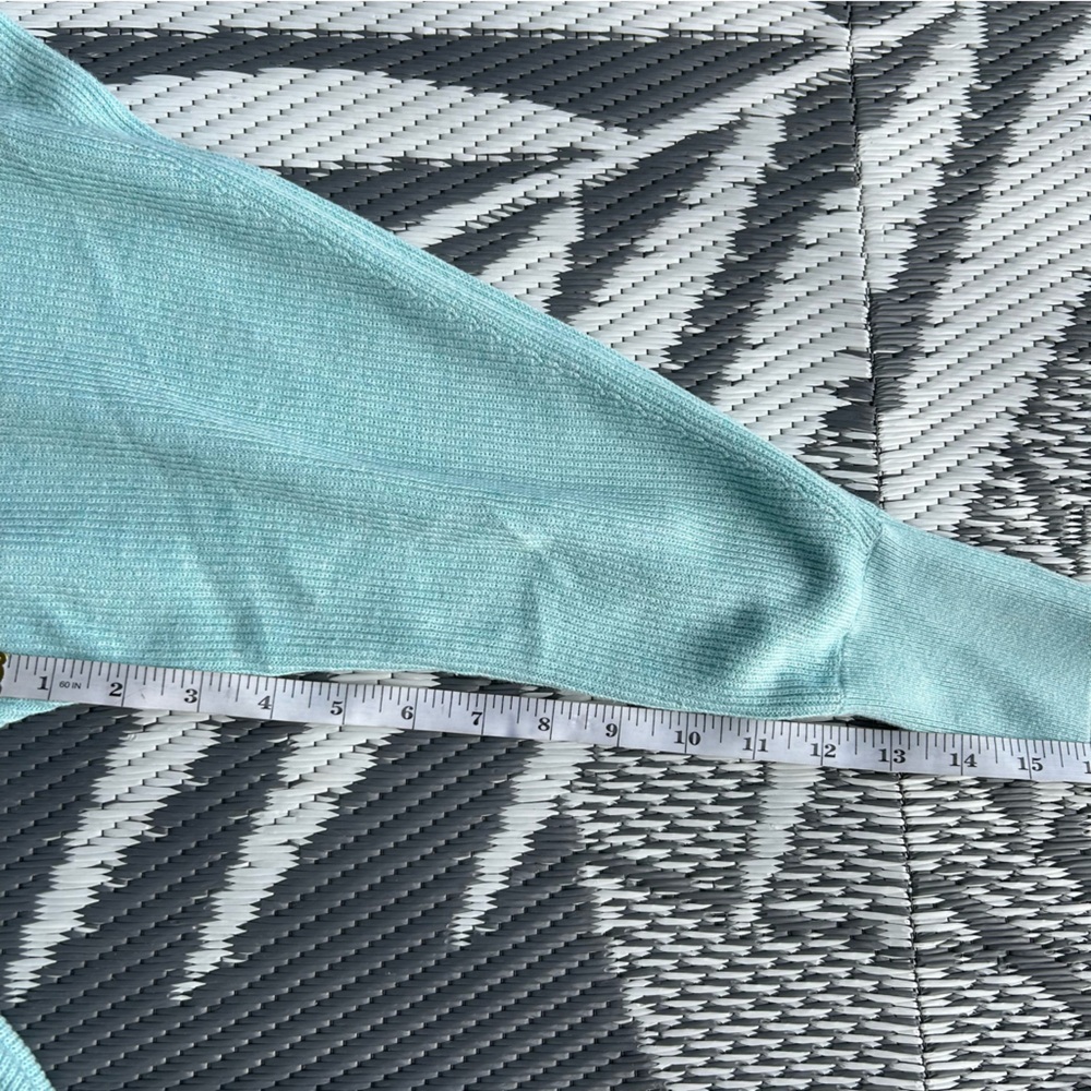 Tommy Bahama Women’s Bonita Boatneck Dolman Sleeve Aqua Sweater Size S - Picture 7 of 8